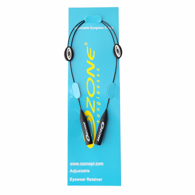 Adjustable metal cable with white logo