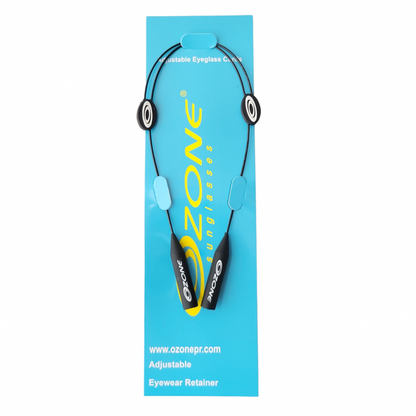 Adjustable metal cable with white logo